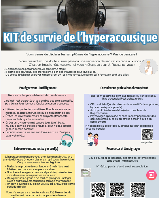 Kit de survie de l'hyperacousique